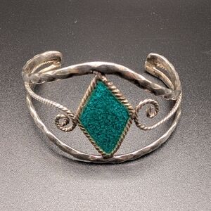 Silver Turquoise Cuff Bracelet